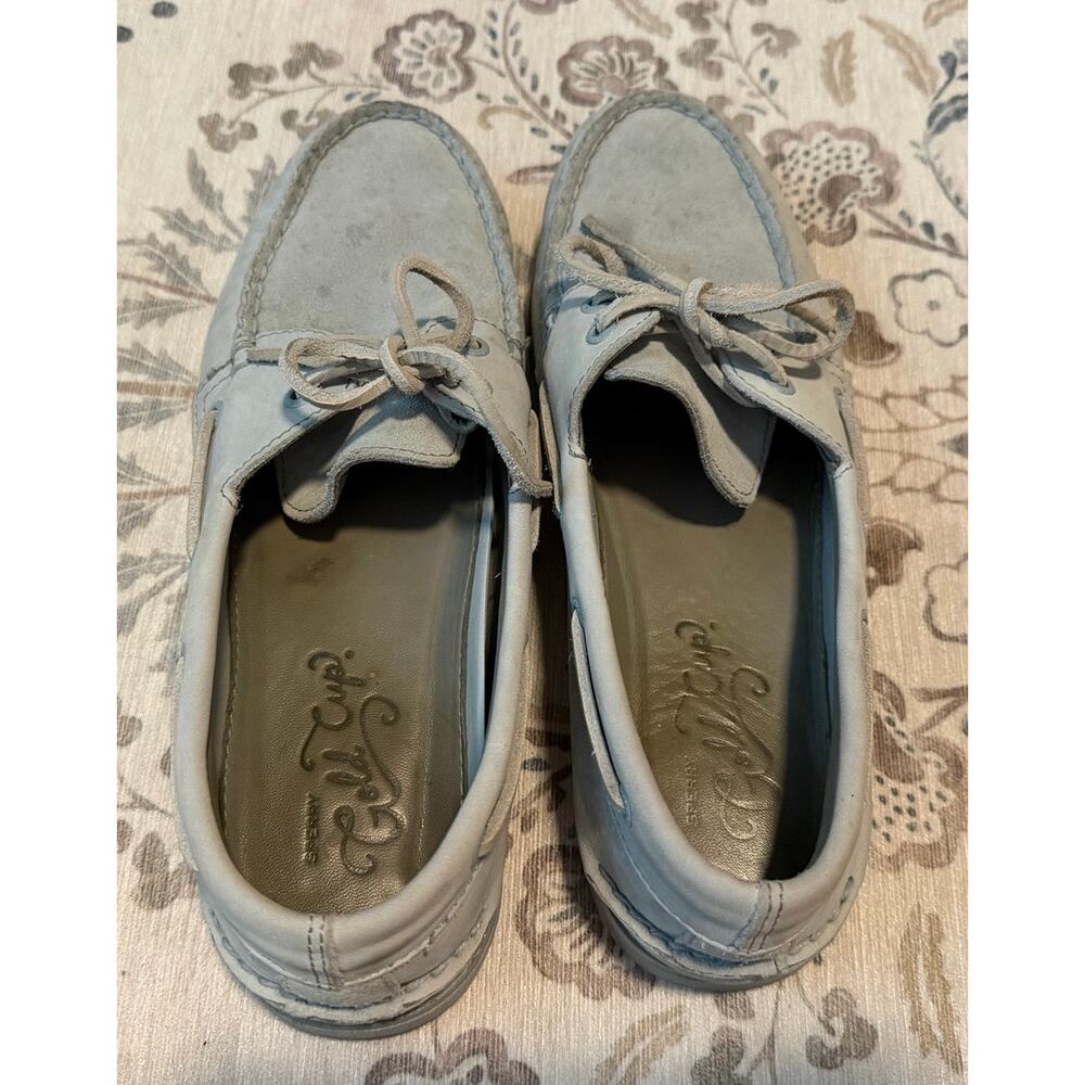Sperry Gold Cup Authentic Original 2-Eye Boat Shoes Men's 9.5 M Grey STS17112 - Picture 5 of 7